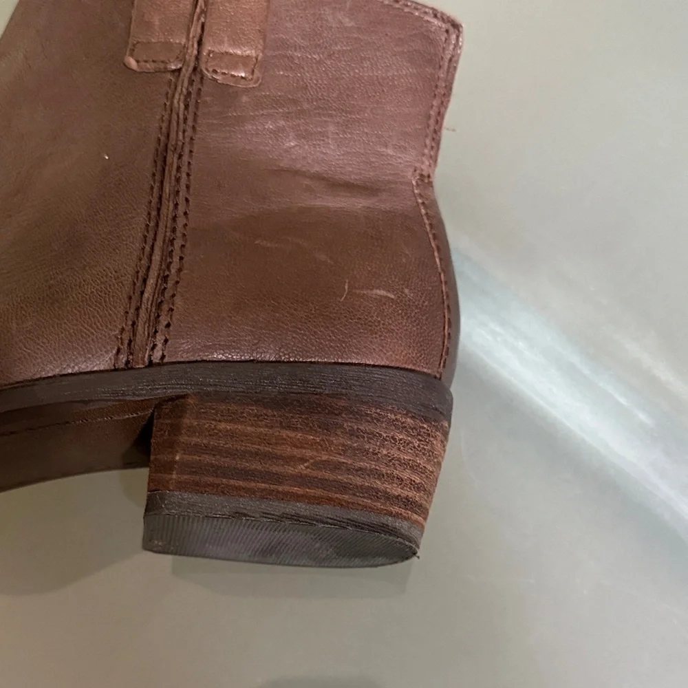 Sam Edelman Boots Sam Edelman Leather Western Ankle Boots Size 7 - Picture 11 of 12